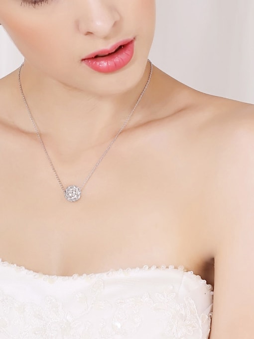 One Silver 2018 925 Silver Ball Necklace 1