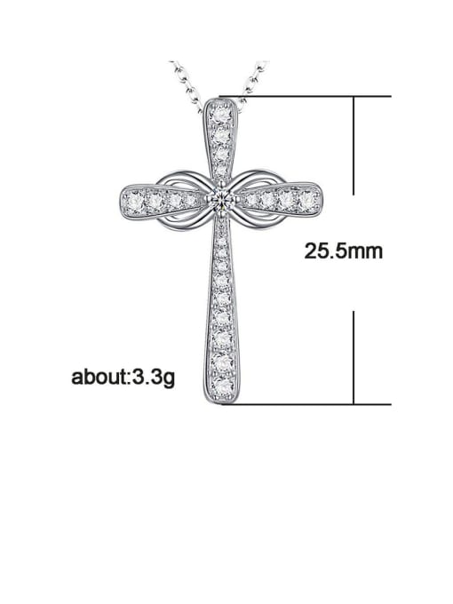 MATCH Copper With Platinum Plated Simplistic Cross Necklaces 4