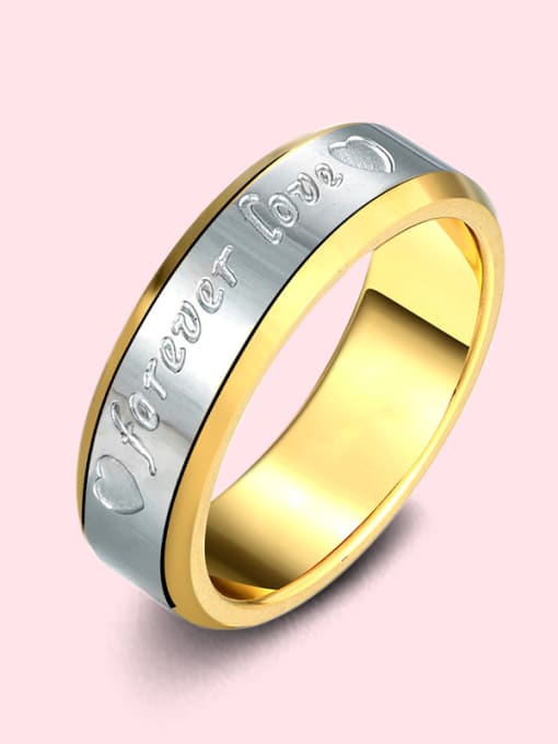 Ya Heng Titanium Material Simple Style Women Ring 1