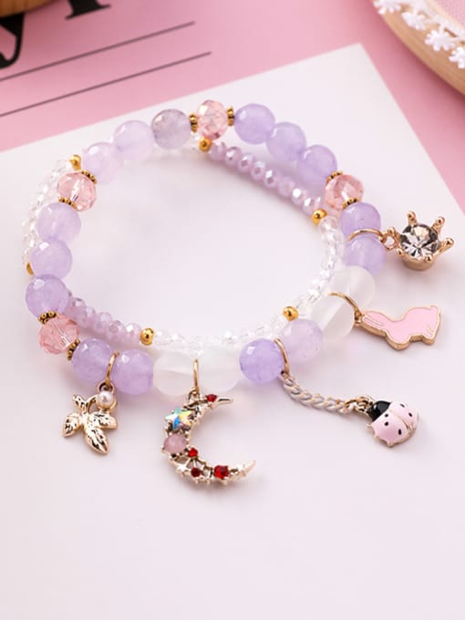 Girlhood Alloy With Rose Gold Plated Fashion DIY Bracelets 1