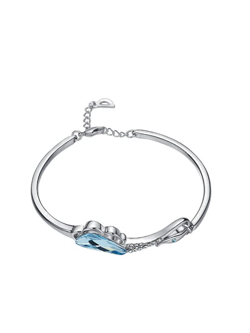 CEIDAI Simple Blue austrian Crystal Women Bracelet 0
