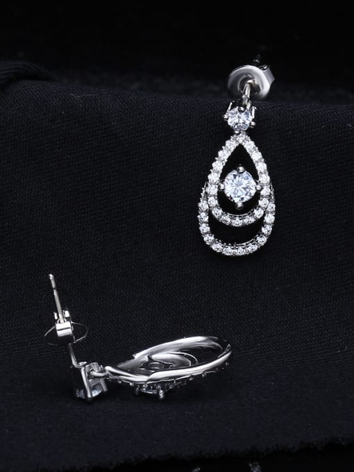 Earrings E;egatLuxury Two Pieces Jewelry Fashion Wedding Accessories