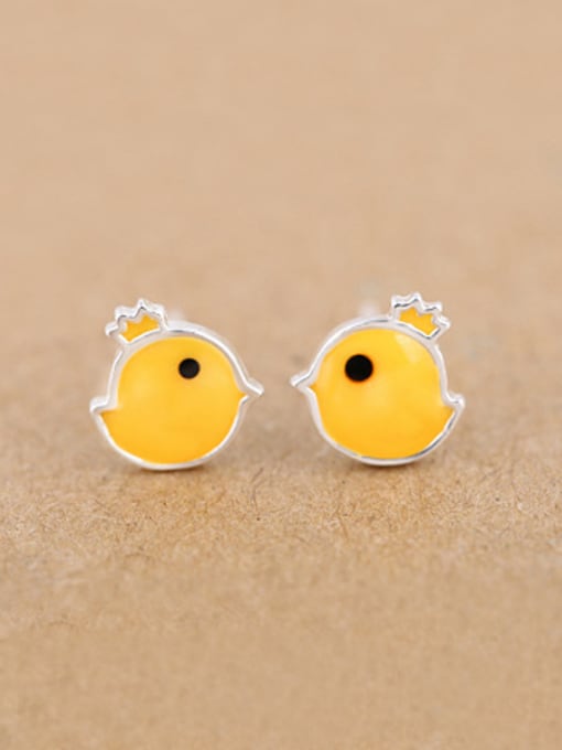 Peng Yuan Little Yellow Chick stud Earring 0