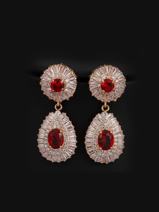 L.WIN Water Drop High Quality Cluster earring 0