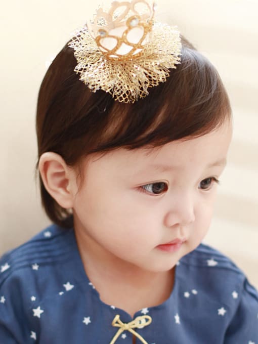 YOKI KIDS Exquisite Crown Hair with mini hat 1