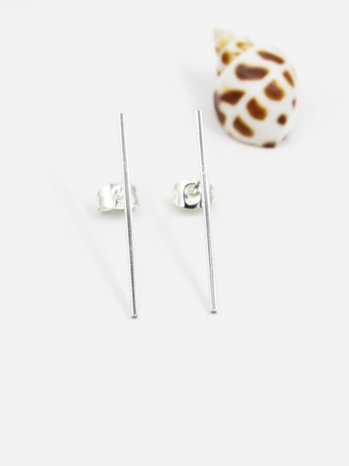 Lang Tony Temperament Minimalist Design Stick Shaped Earrings 0