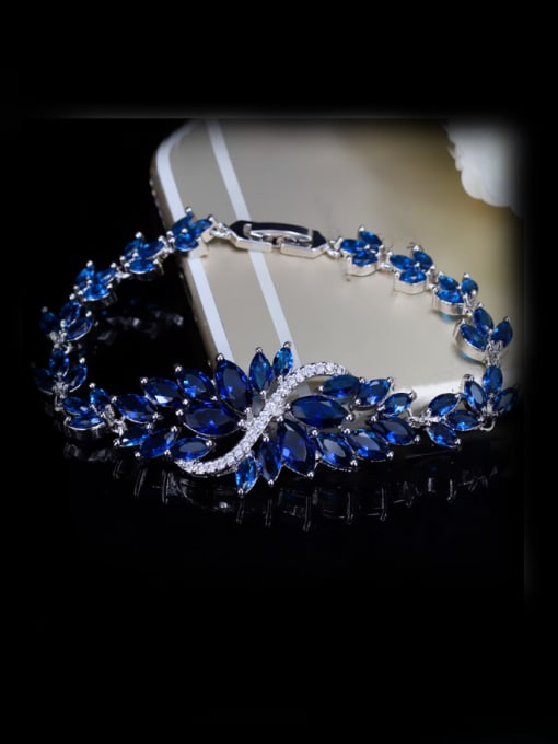 Blue Luxury Temperament Zircon Bracelet