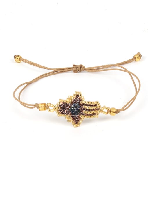 handmade God' Hand Glass Beads Woven Hot Selling Bracelet 2