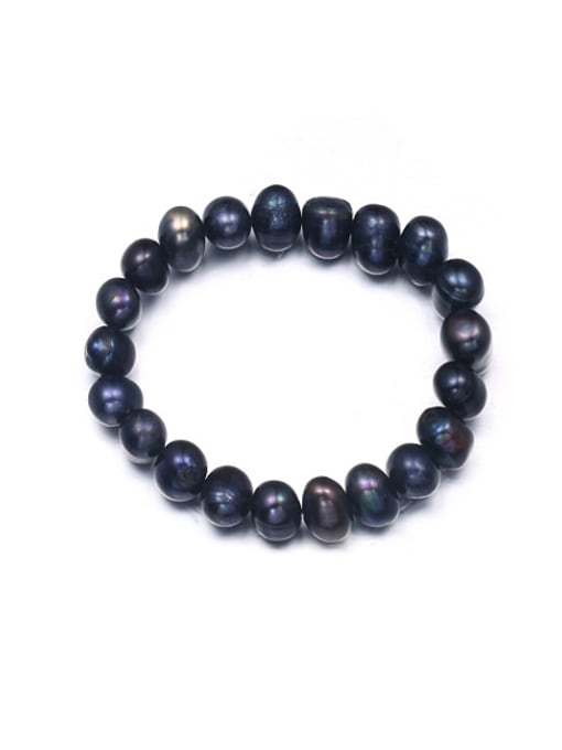 Ronaldo Creative Black Freshwater Pearl Handmade Bracelet 0