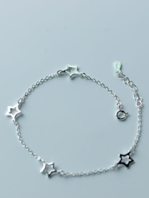 Rosh Fresh Adjustable Star Shaped S925 Silver Foot Jewelry 0
