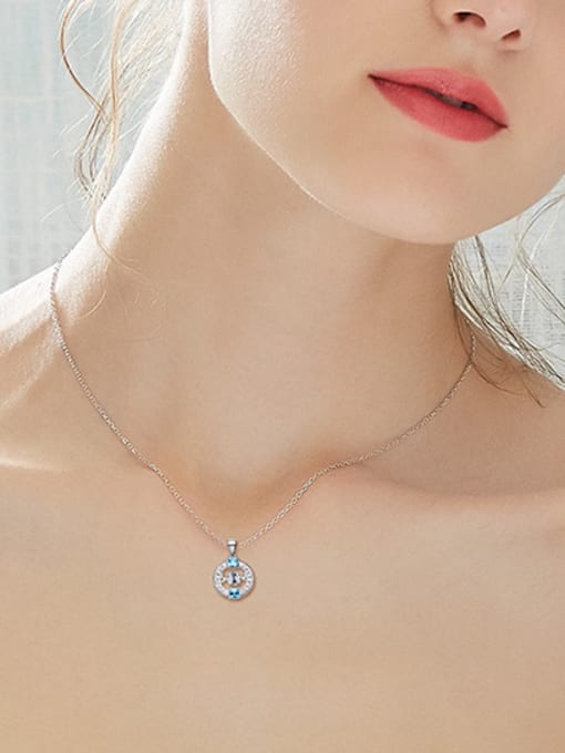 CEIDAI Fashion austrian Crystals Round Necklace 1