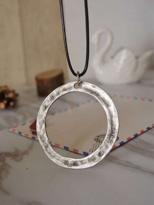 Dandelion Vintage Circle Shaped Unisex Necklace 0