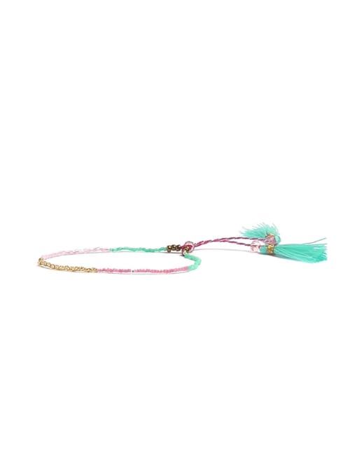 102 Adjustable Bohemia Handmade Woven Tassel  Bracelet