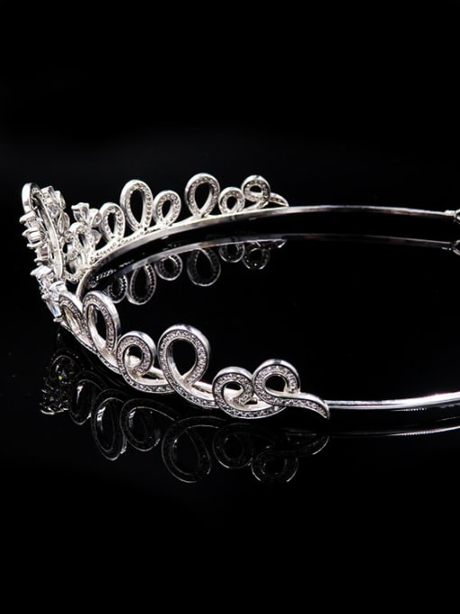 Cong Love Simple Style Noble Wedding Hair Accessories Copper 1