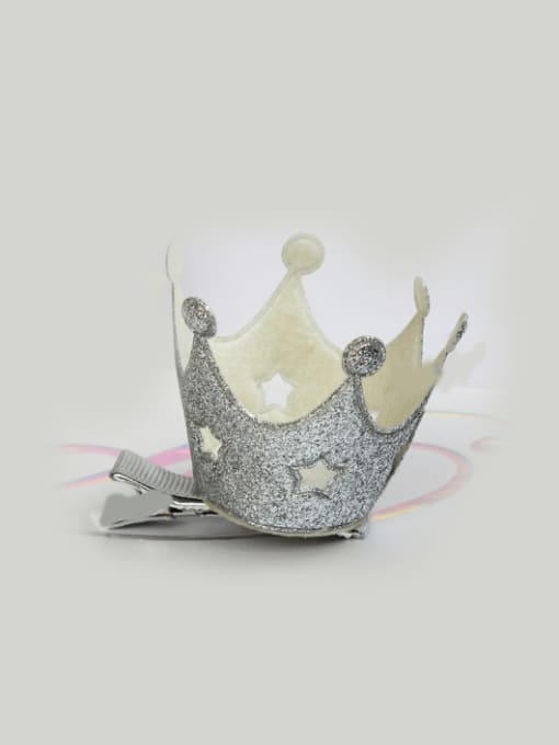 Silvery Hollow Crown Hair with mini hat