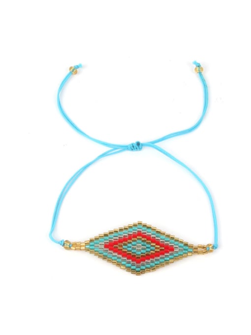 JHBZBVB498-C Diamond Shaped Accessories Colorful Women Bracelet