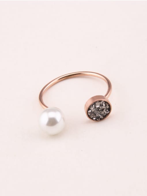 GROSE Simple and Stylish Opening Ring 0