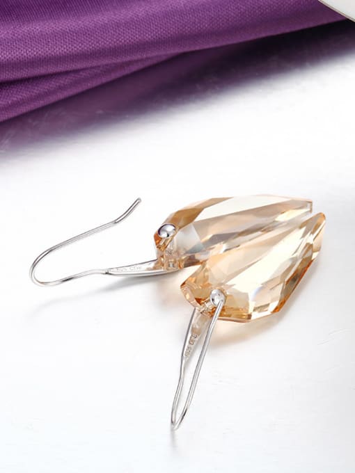CEIDAI S925 Silver austrian Crystal hook earring 1