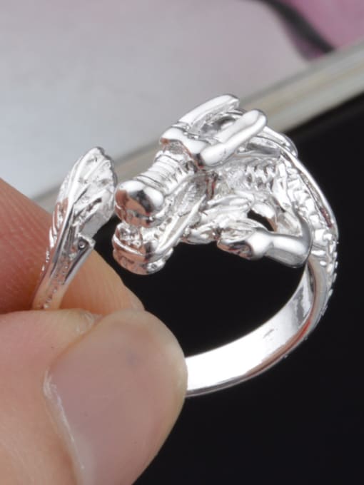 Ya Heng Silver Plated Animal Shaped Fashion Opening Ring 2