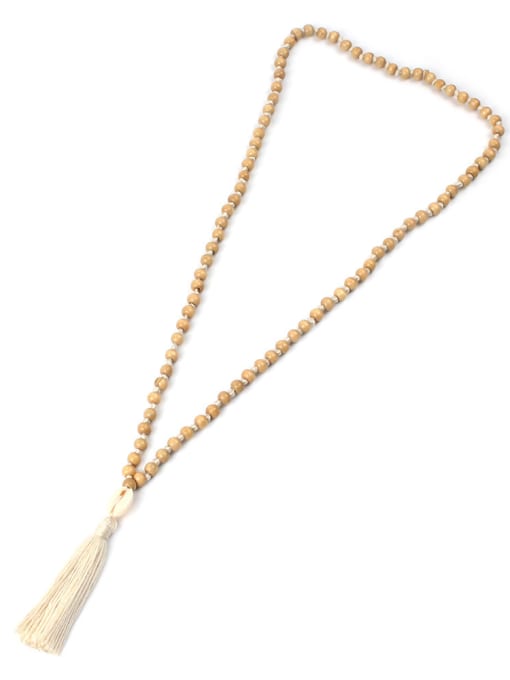 HN1914-G Shell Tassel Long Pendant Hot Selling Necklace