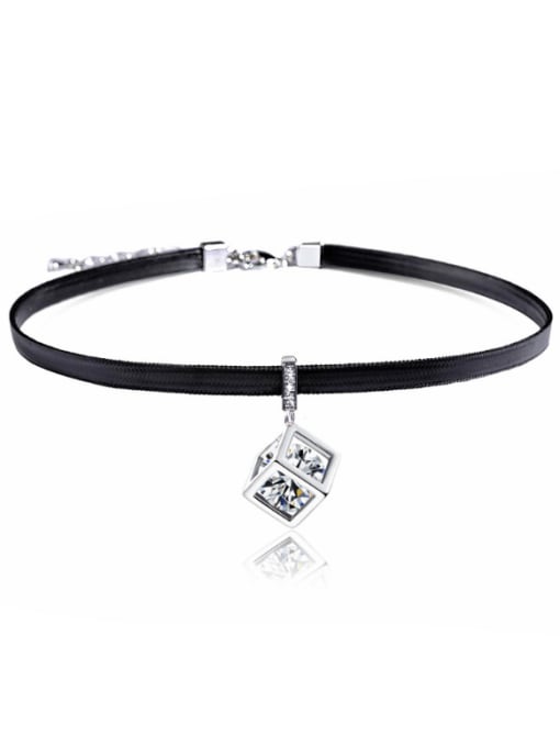 BSL Stainless Steel With Fashion Geometric Necklaces 0