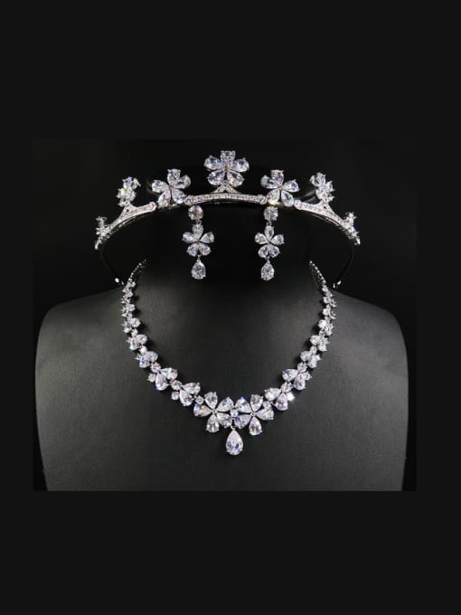 Cong Love Three Pieces Jewelry Women Fashion Wedding Hair Accessories