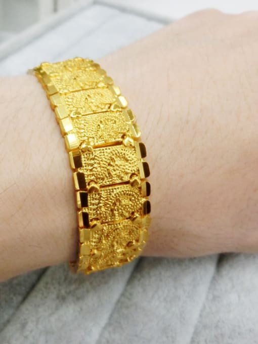 Neayou Luxury Gold Plated Geometric Bracelet 1