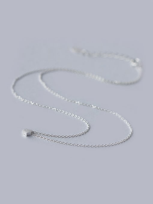 Rosh S925 Silver Sweet Heart Shape Necklace 1