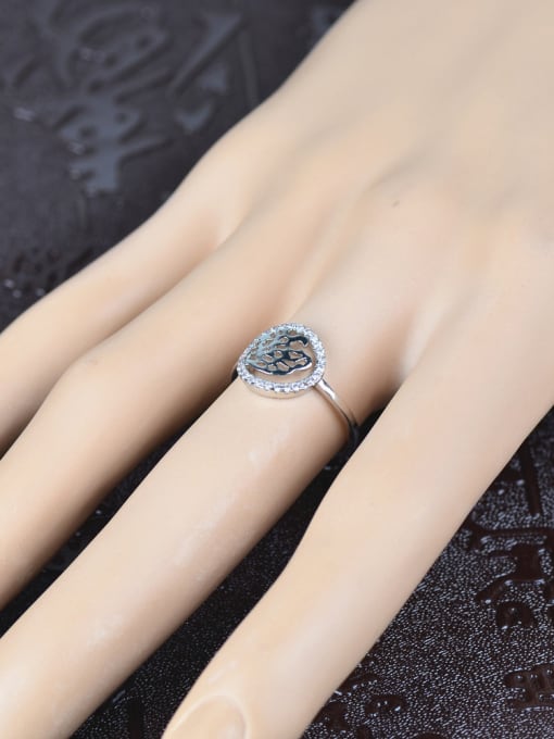 Wei Jia Personalized Leopard Platinum Plated Copper Ring 1