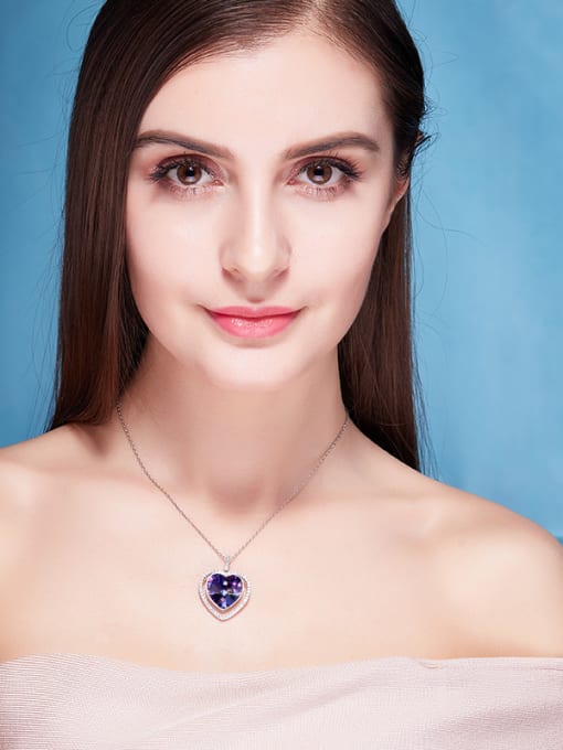 CEIDAI 2018 2018 austrian Crystals Heart-shaped Necklace 2