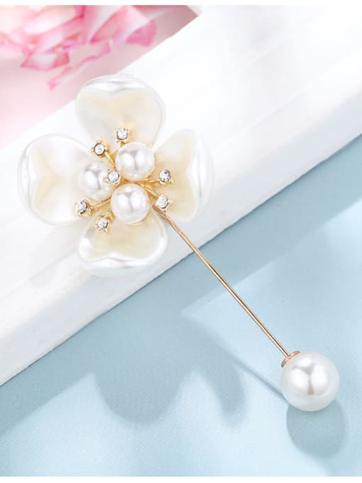 d243 Alloy With  Enamel Romantic Flower Brooches