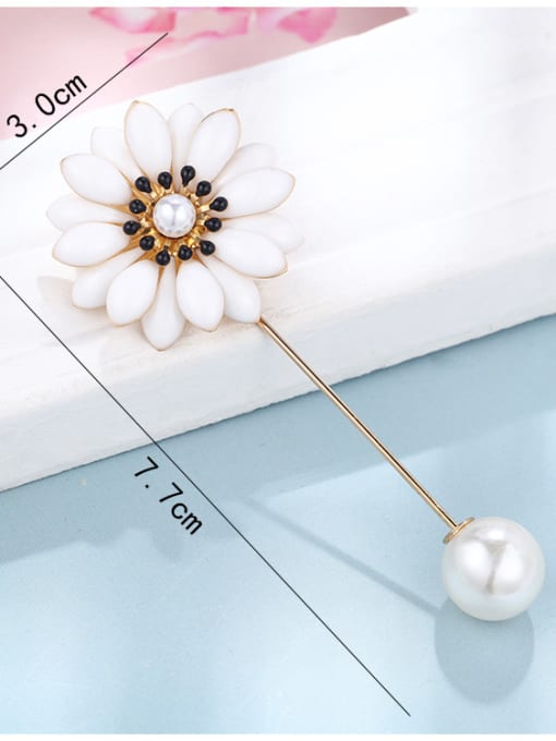 D221 Alloy With  Enamel Romantic Flower Brooches