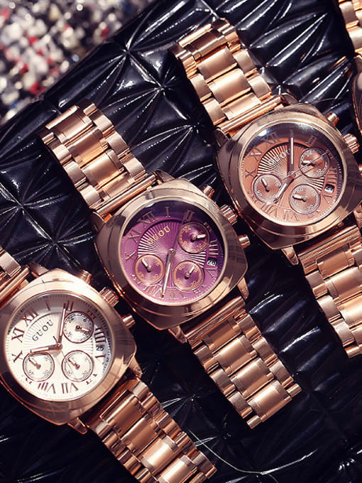 GUOU Watches GUOU Brand Retro Roman Numerals Women Watch 1
