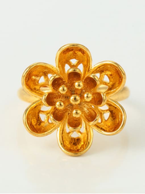 XP Ethnic style Flower Opening Ring 2