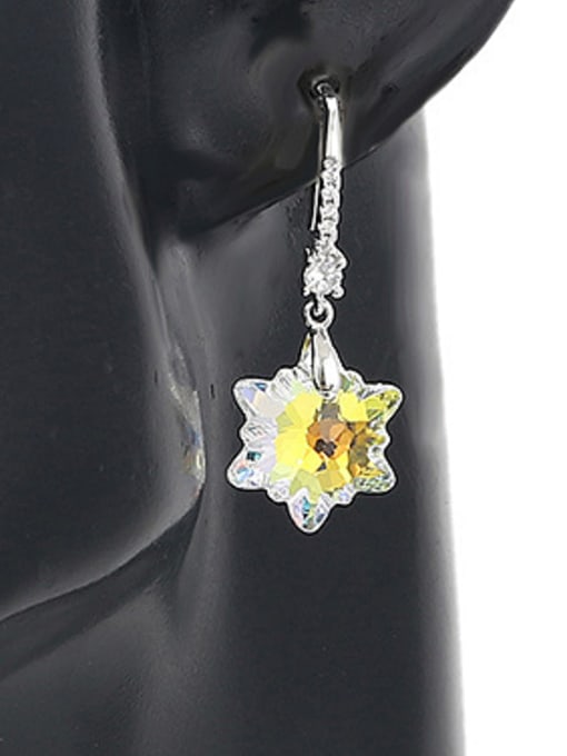 XP Fashion Flowery Austria Crystal Earrings 1
