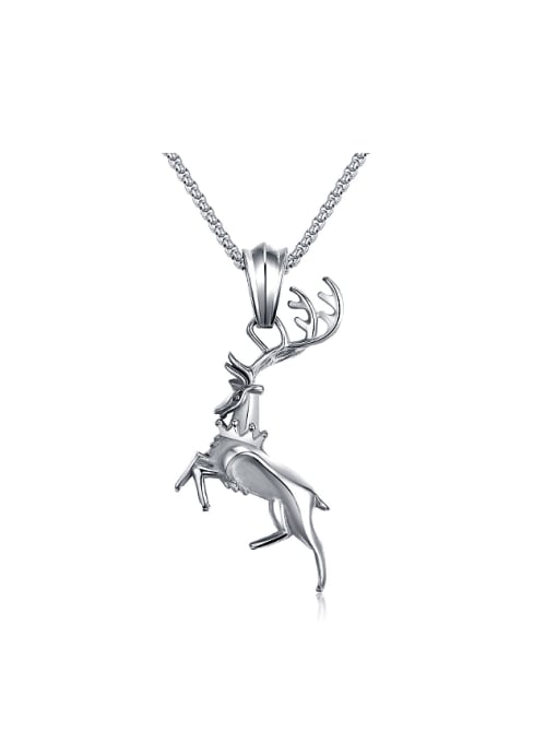 titanium Personalized Elk Titanium Necklace