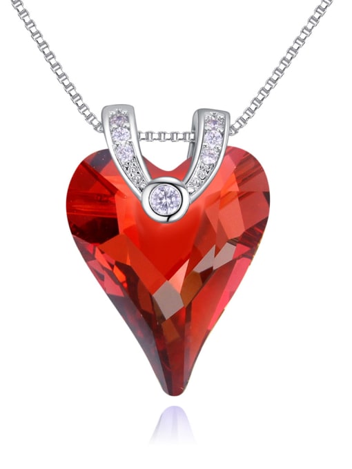 red Austria was using austrian Elements Crystal Necklace love life new jewelry necklace