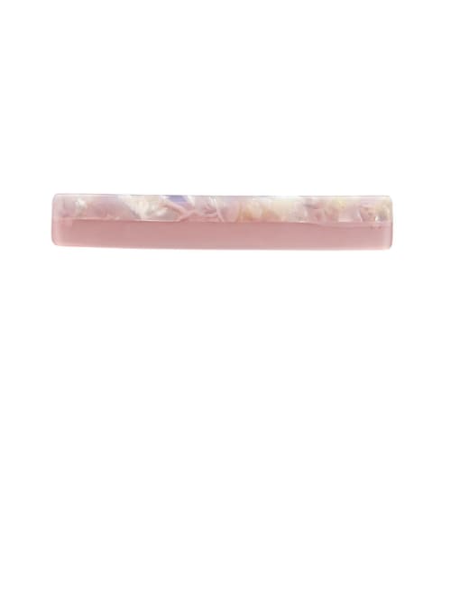 pink Alloy With Cellulose Acetate Fashion Geometric Barrettes & Clips