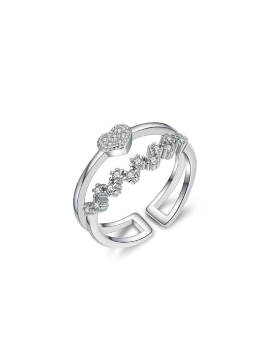 kwan High Quality Micro Pave Zircon Opening Ring