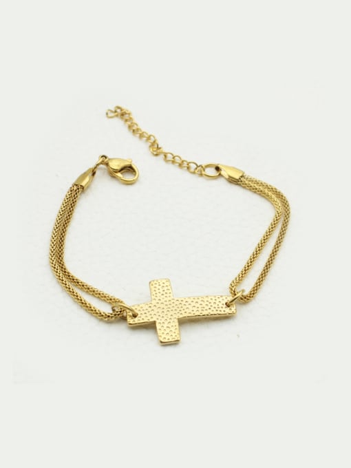 XIN DAI Gold Plated Stainless Steel Bracelet 0