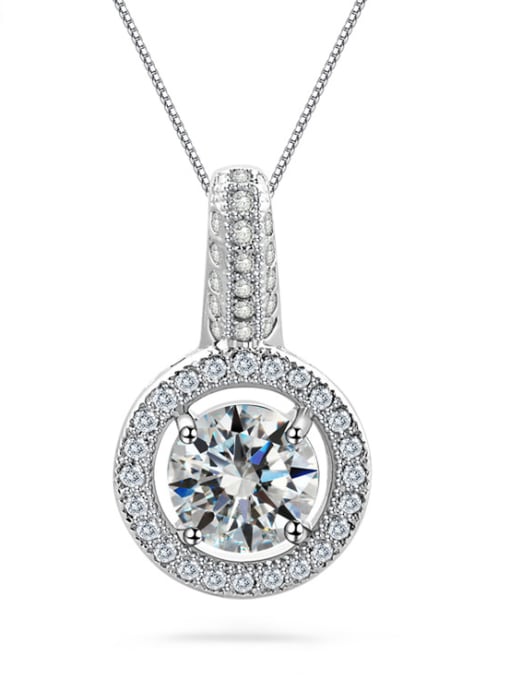 BLING SU Bling-bling AAA zircon classic Necklace