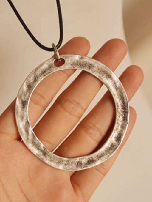 Dandelion Vintage Circle Shaped Unisex Necklace 2