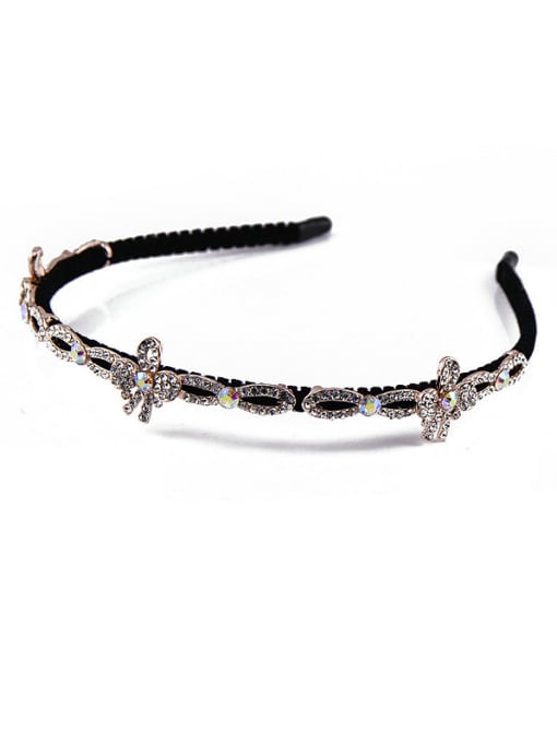 Inboe 2018 Flower Rhinestones Alloy Headband 0