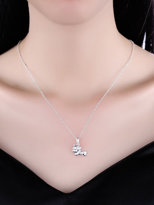 OUXI Fashion Exquisite Zodiac Horse Necklace 1