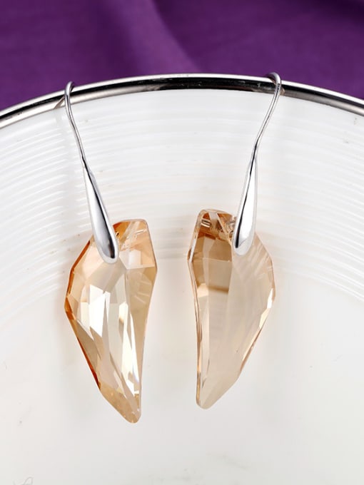 CEIDAI S925 Silver austrian Crystal hook earring 2
