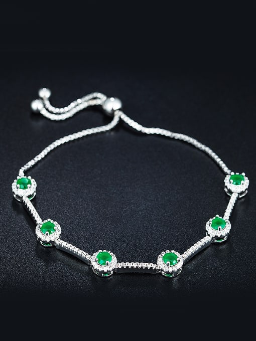 UNIENO Green Zircon Bracelet