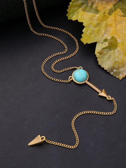 KM Simple Style Artificial Small Stones Necklace 3