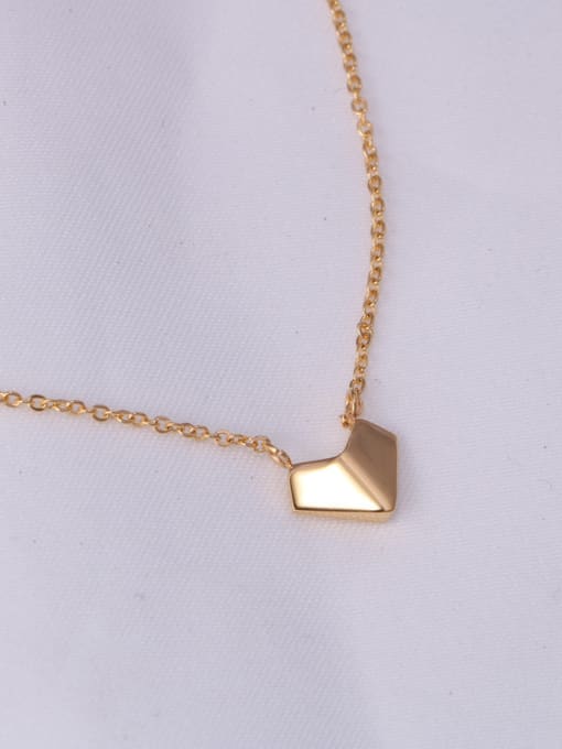 GROSE Titanium With Gold Plated Simplistic Irregular Necklaces 0