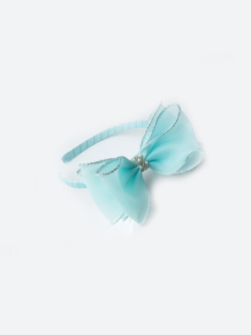 Blue bow Bow Flower Head Band