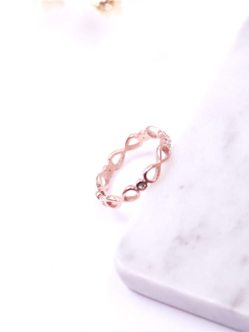 GROSE Simple Hollow Bow Fashion Ring 1
